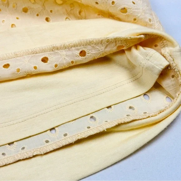 NWT Anthropologie Matty M Eyelet Embroidered Overlay Sleeveless Shift Dress - Picture 7 of 10